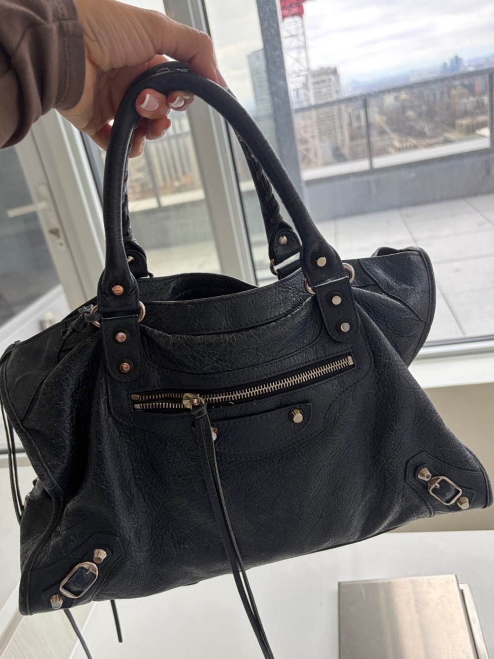 Balenciaga Classic City Bag – Navy Blue | Well Loved, Authentic